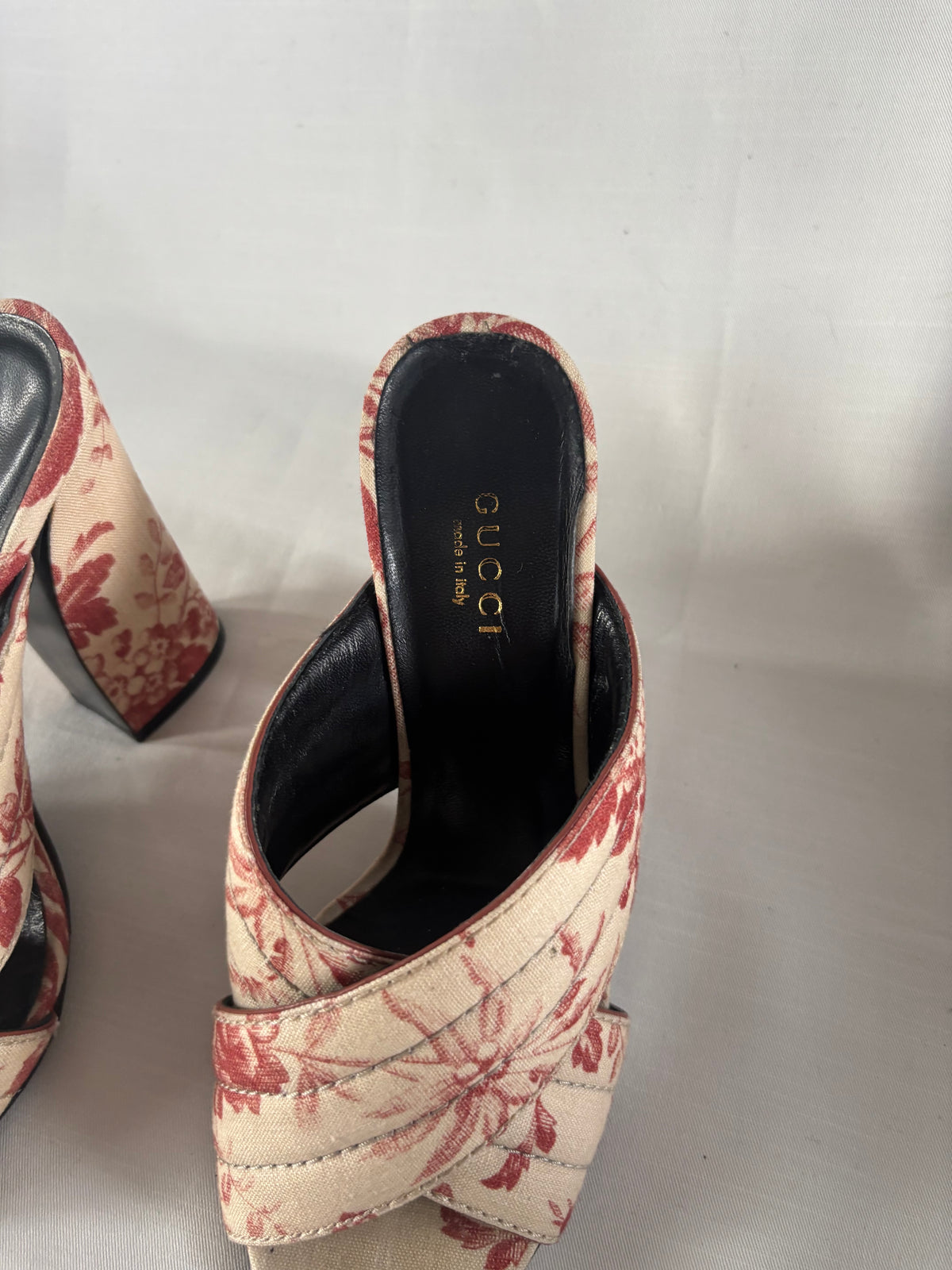 Gucci mules Toile de Jouy - 36