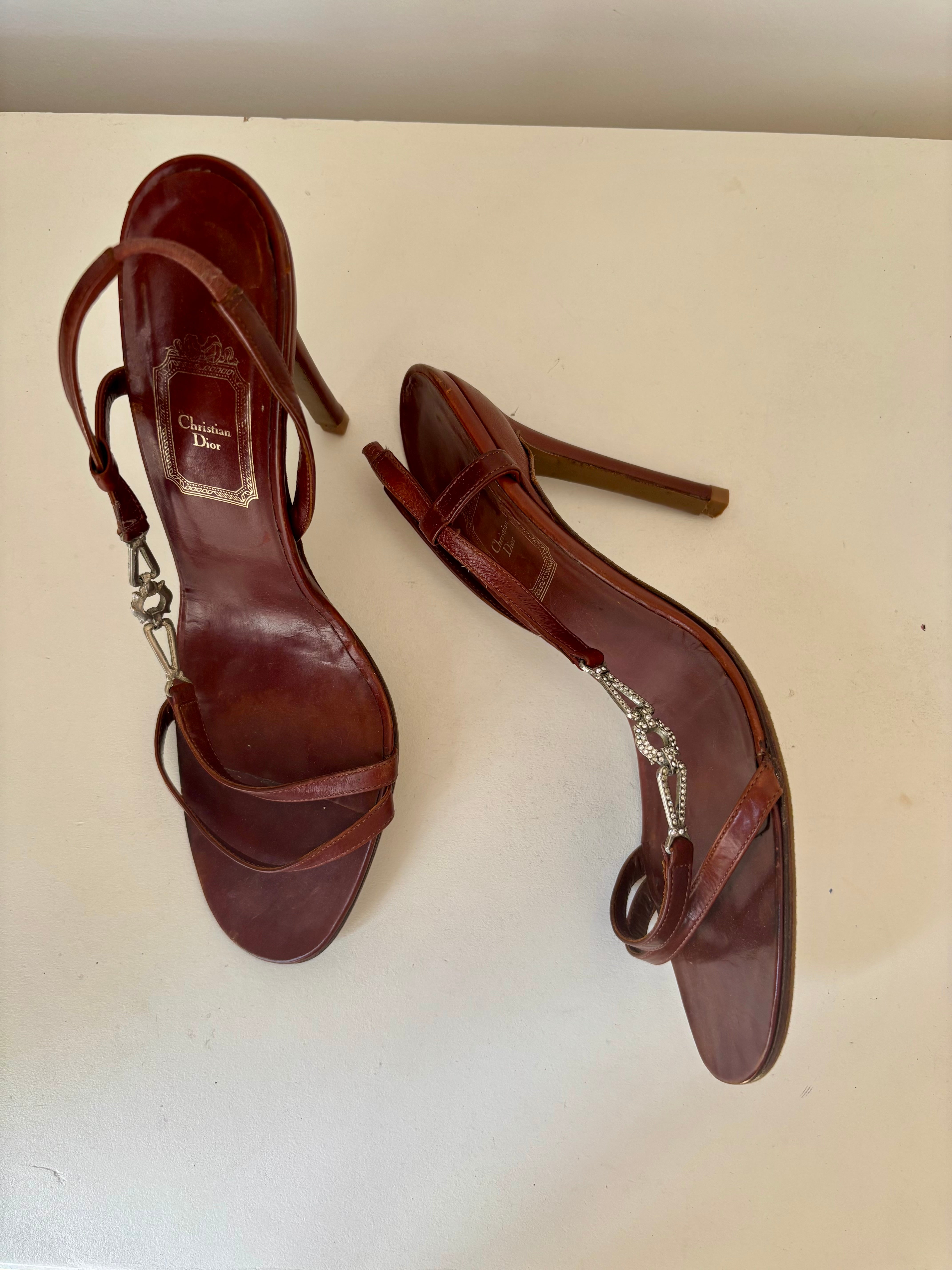 Dior sandales détail bijou