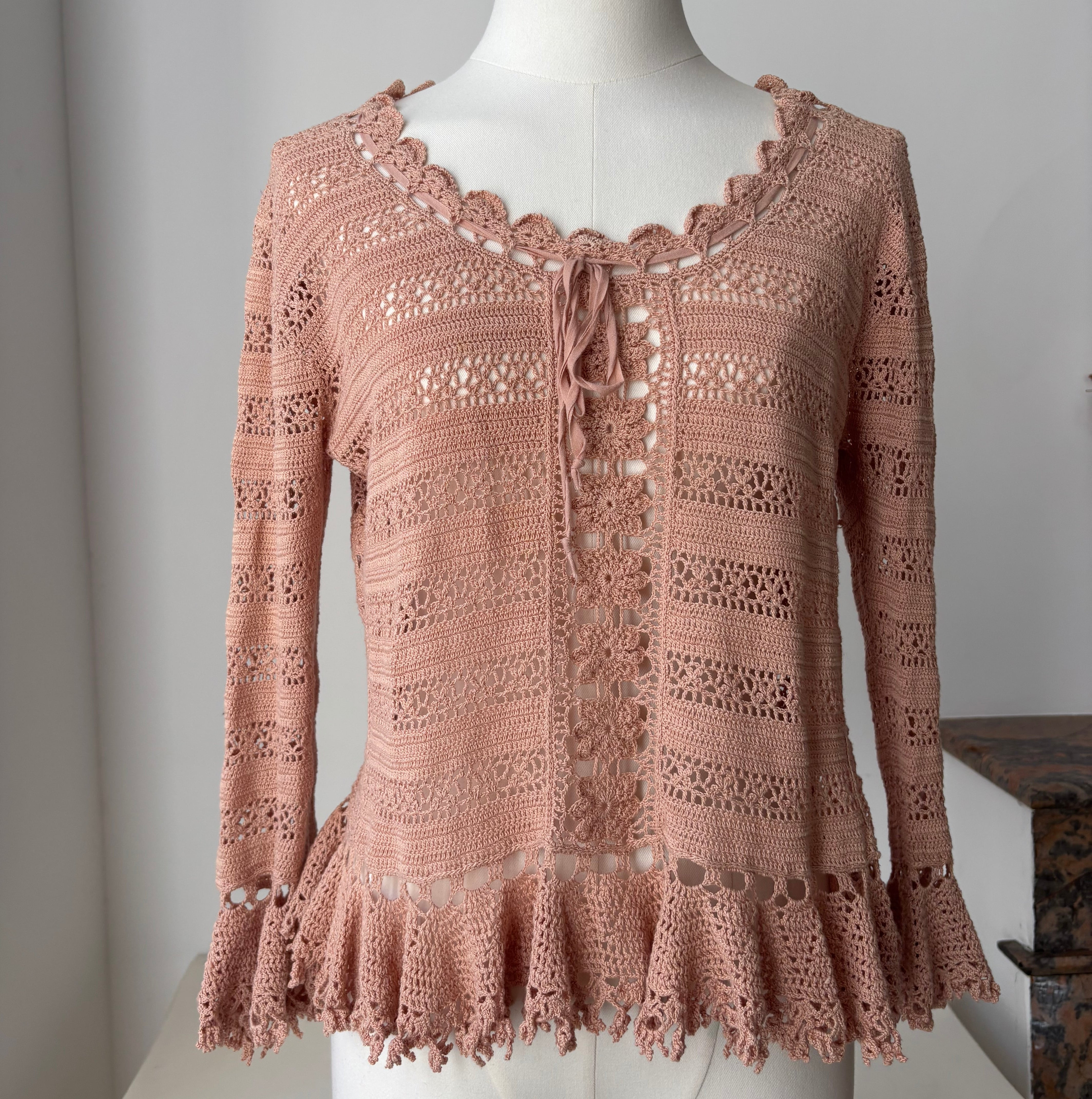 Pull en crochet Moschino