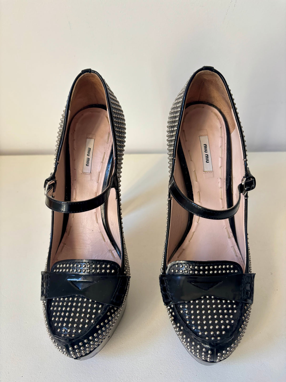 Miu Miu Mary-Jane cloutées – 37