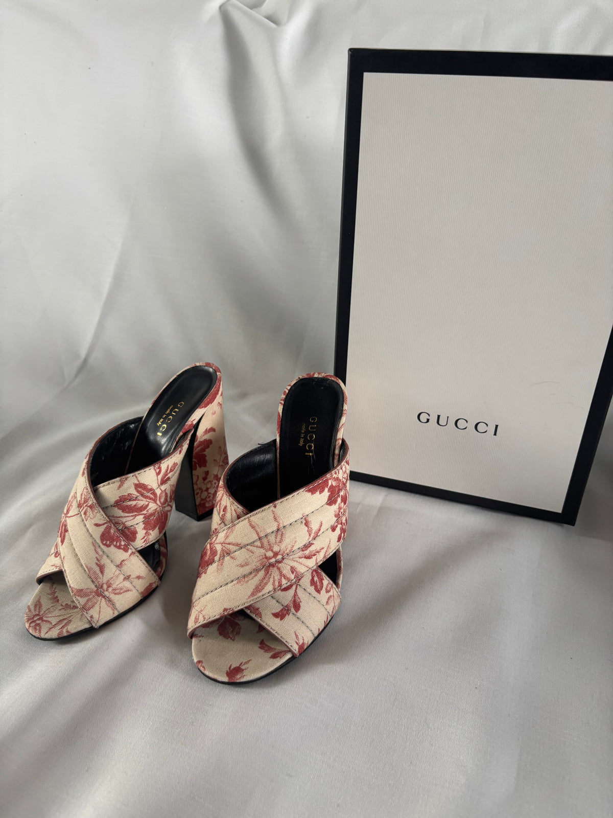 Gucci mules Toile de Jouy - 36