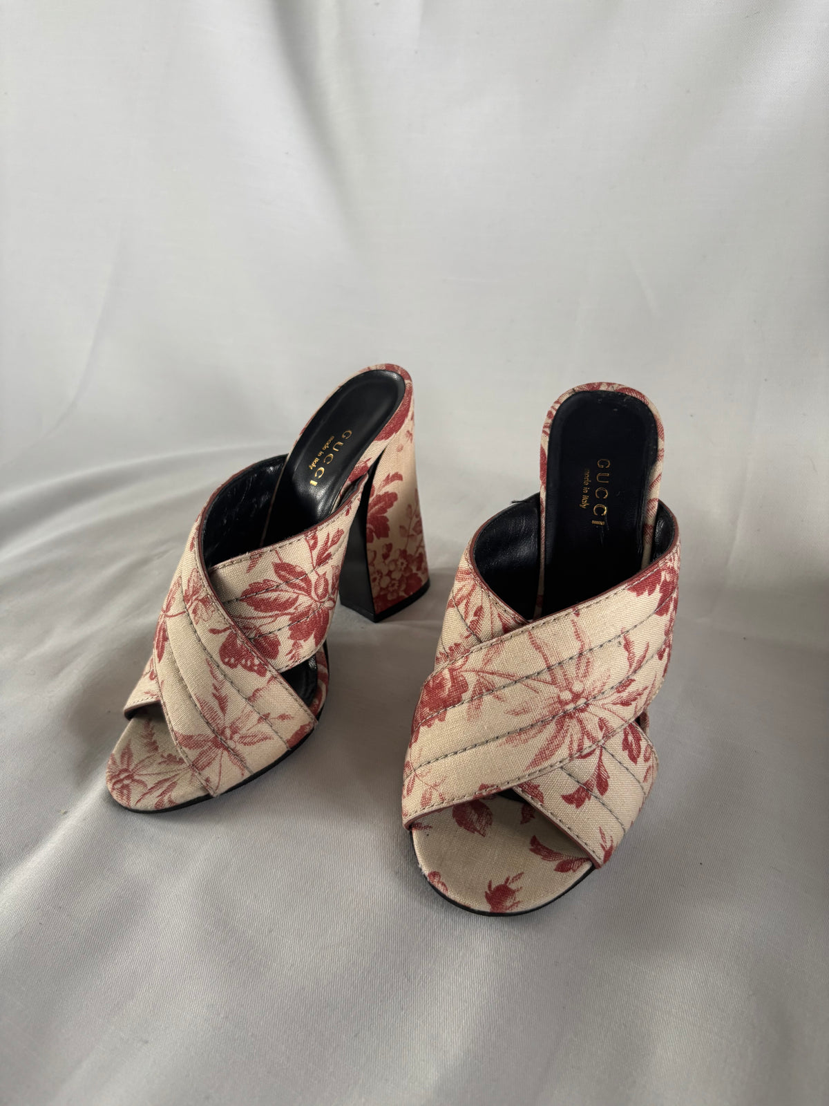 Gucci mules Toile de Jouy - 36