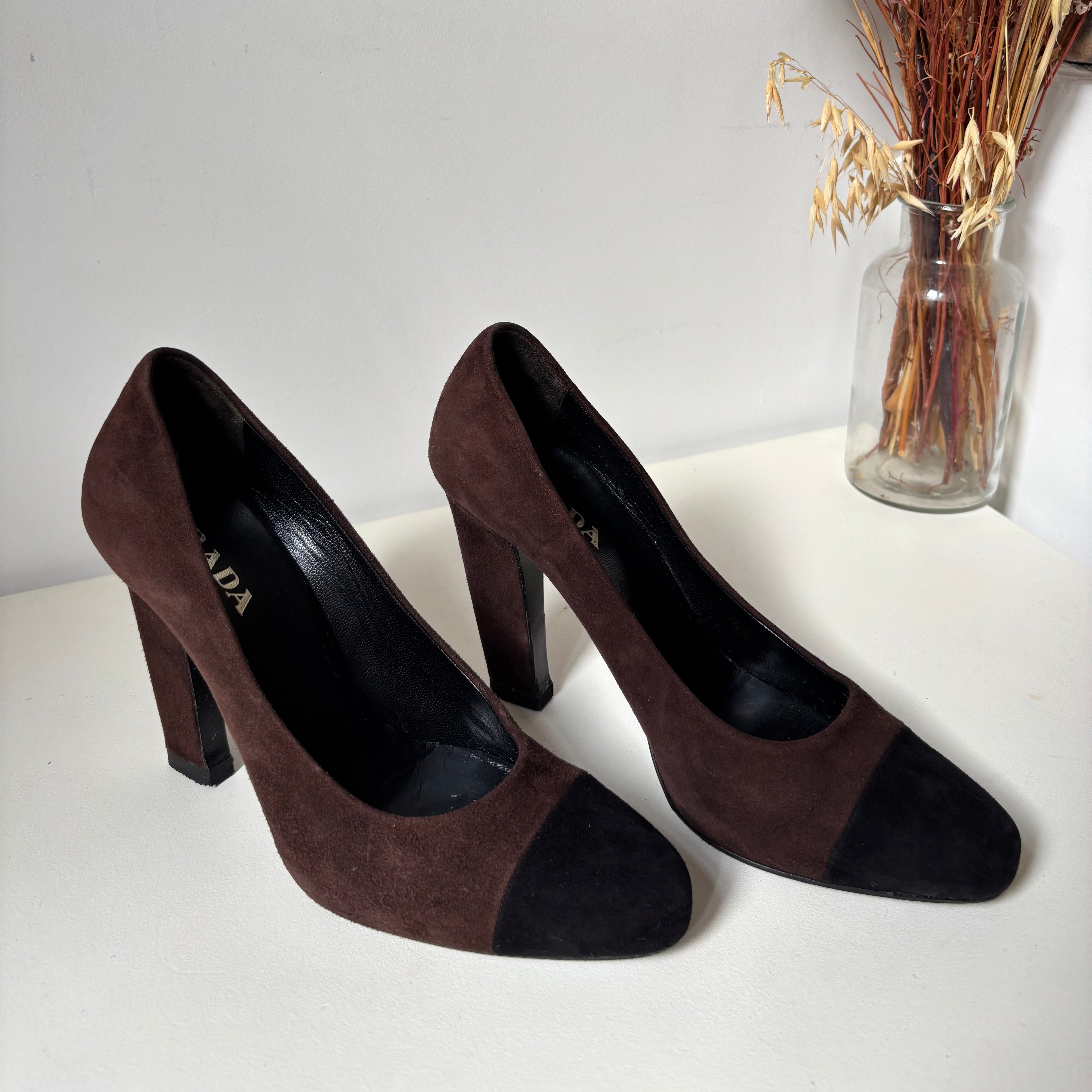 Escarpins Prada bicolore