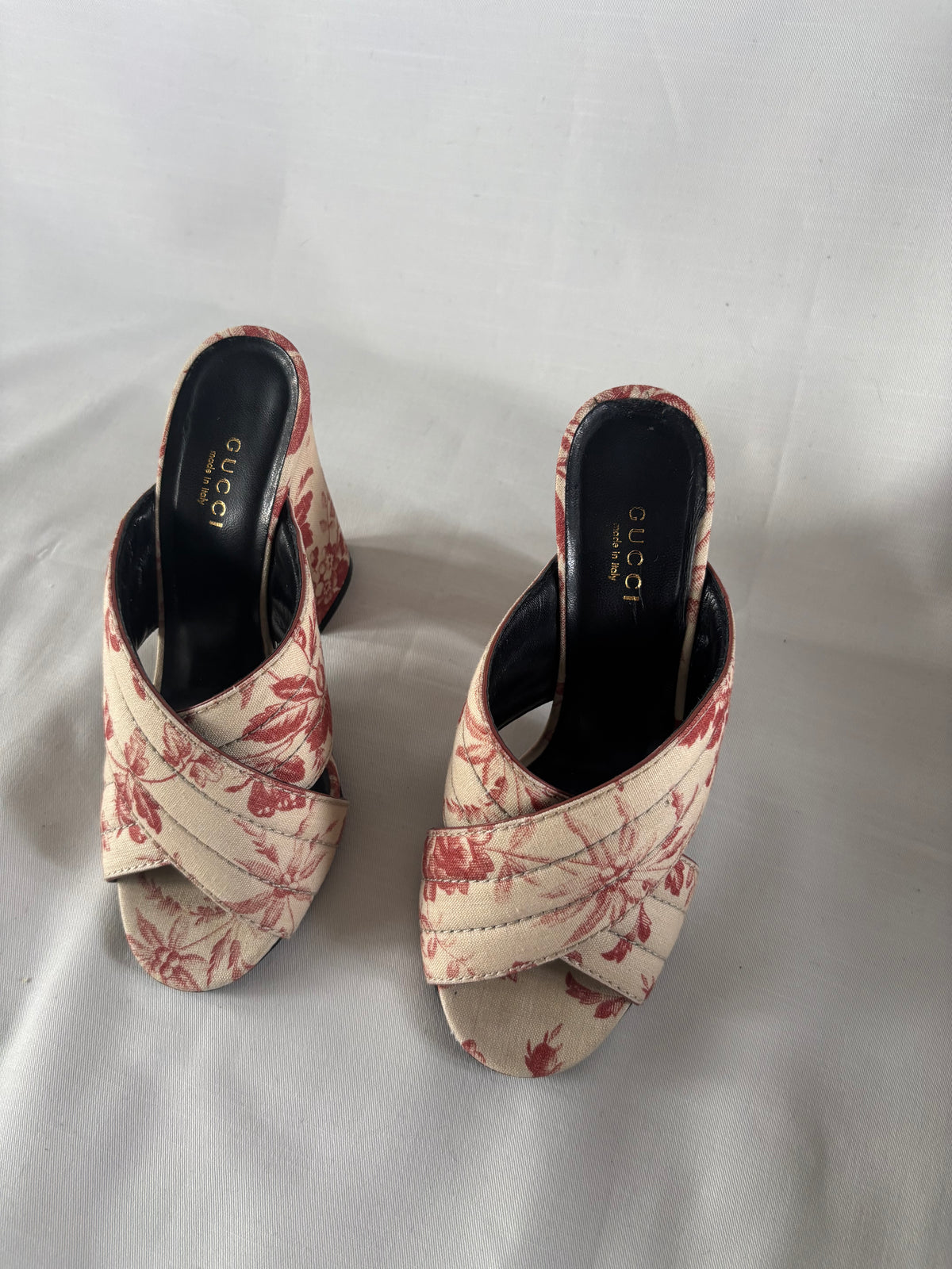 Gucci mules Toile de Jouy - 36