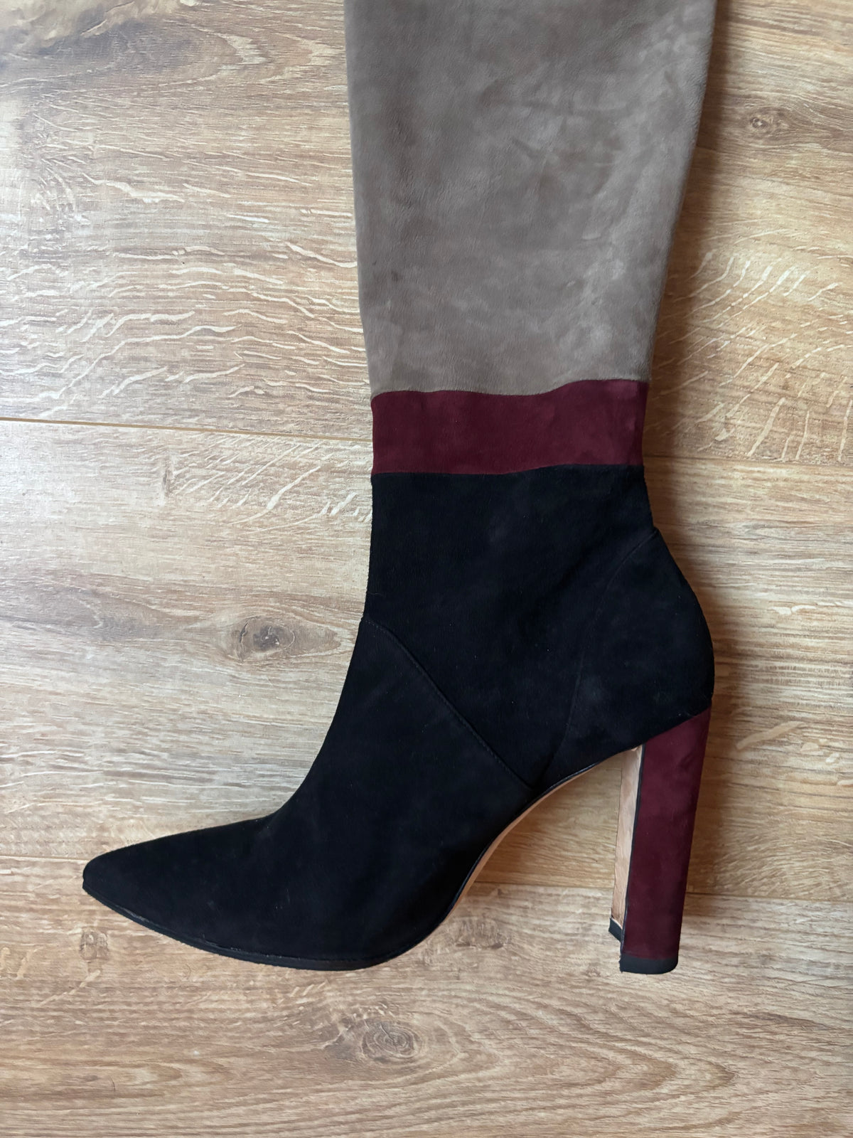 Manolo Blahnik cuissardes daim – 38,5