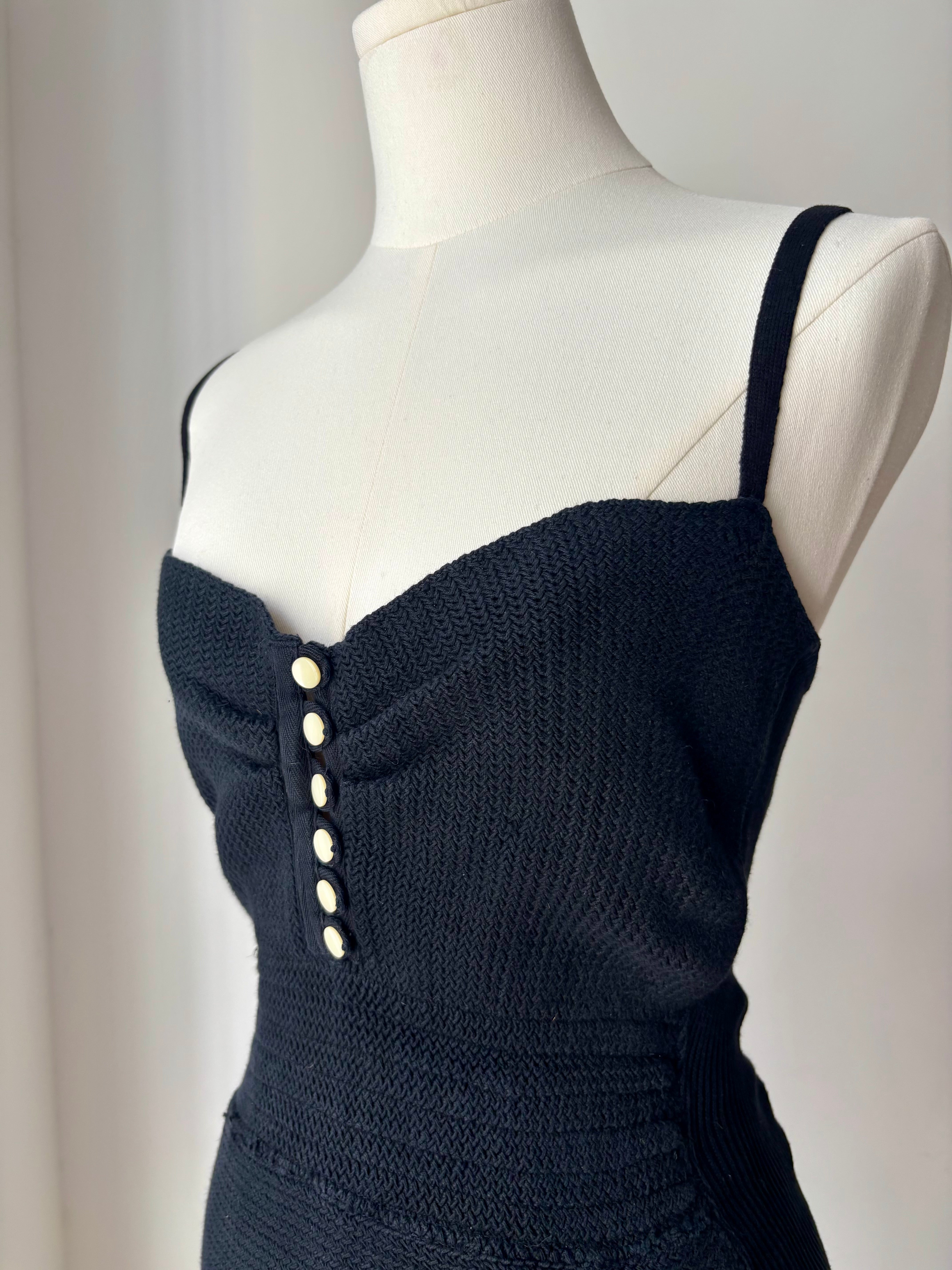 Jean Paul Gaultier Junior Robe bustier vintage – XS/S
