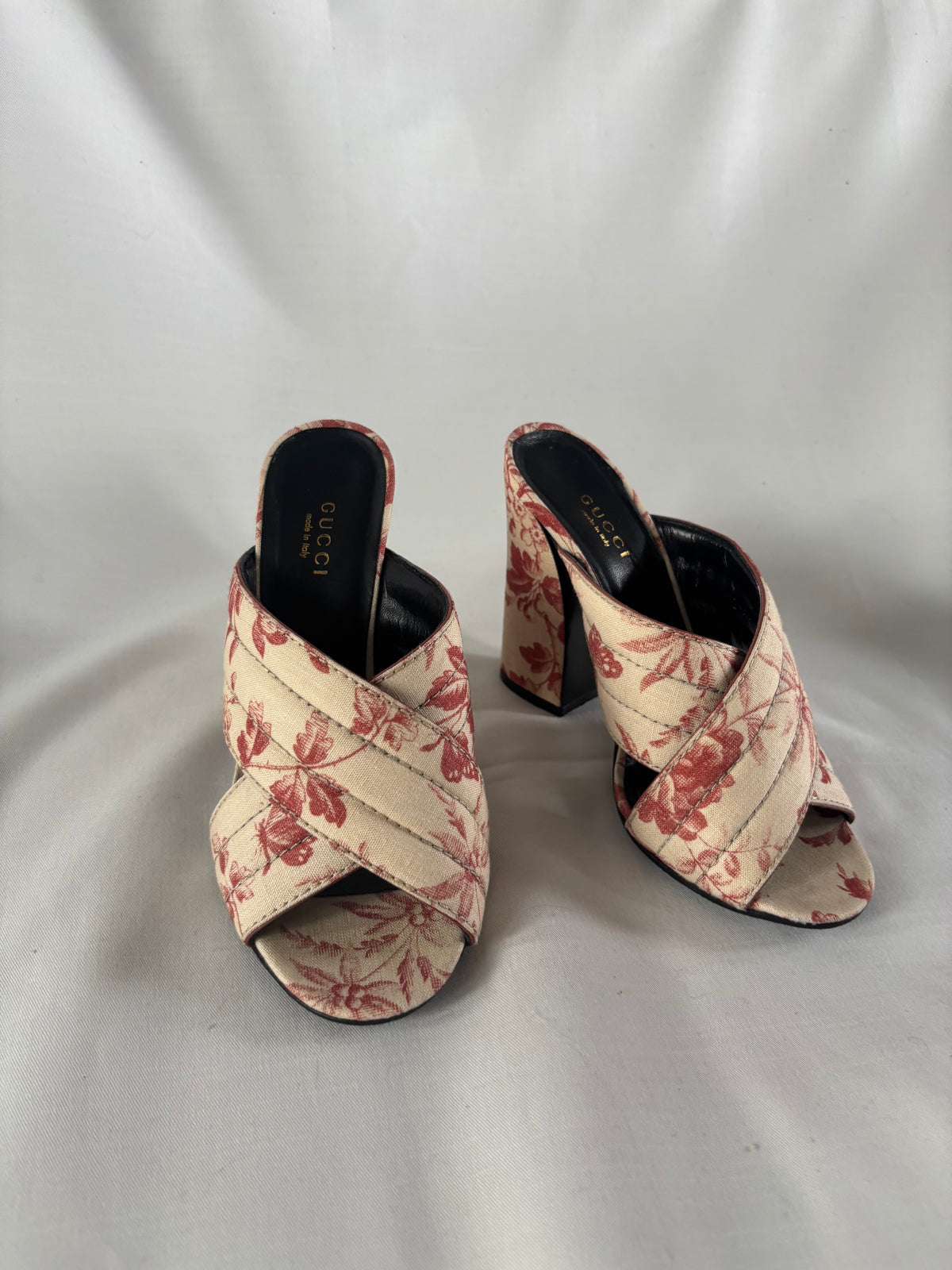 Gucci mules Toile de Jouy - 36