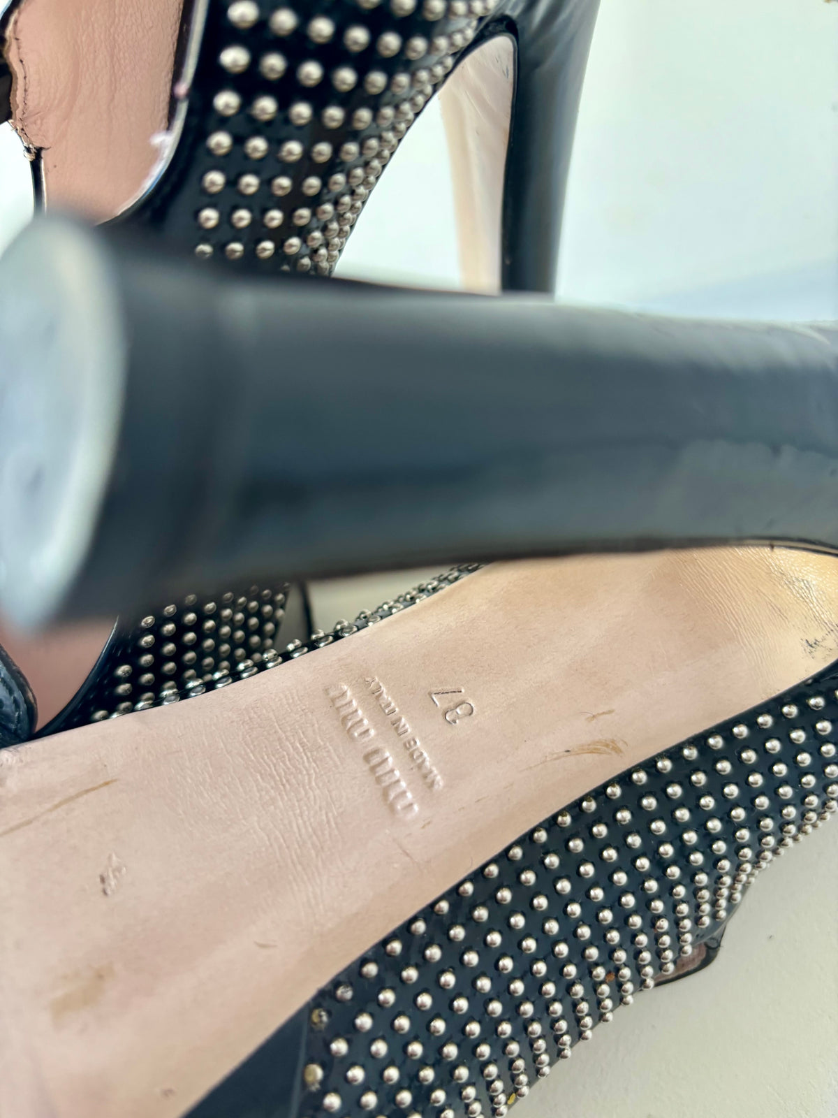 Miu Miu Mary-Jane cloutées – 37