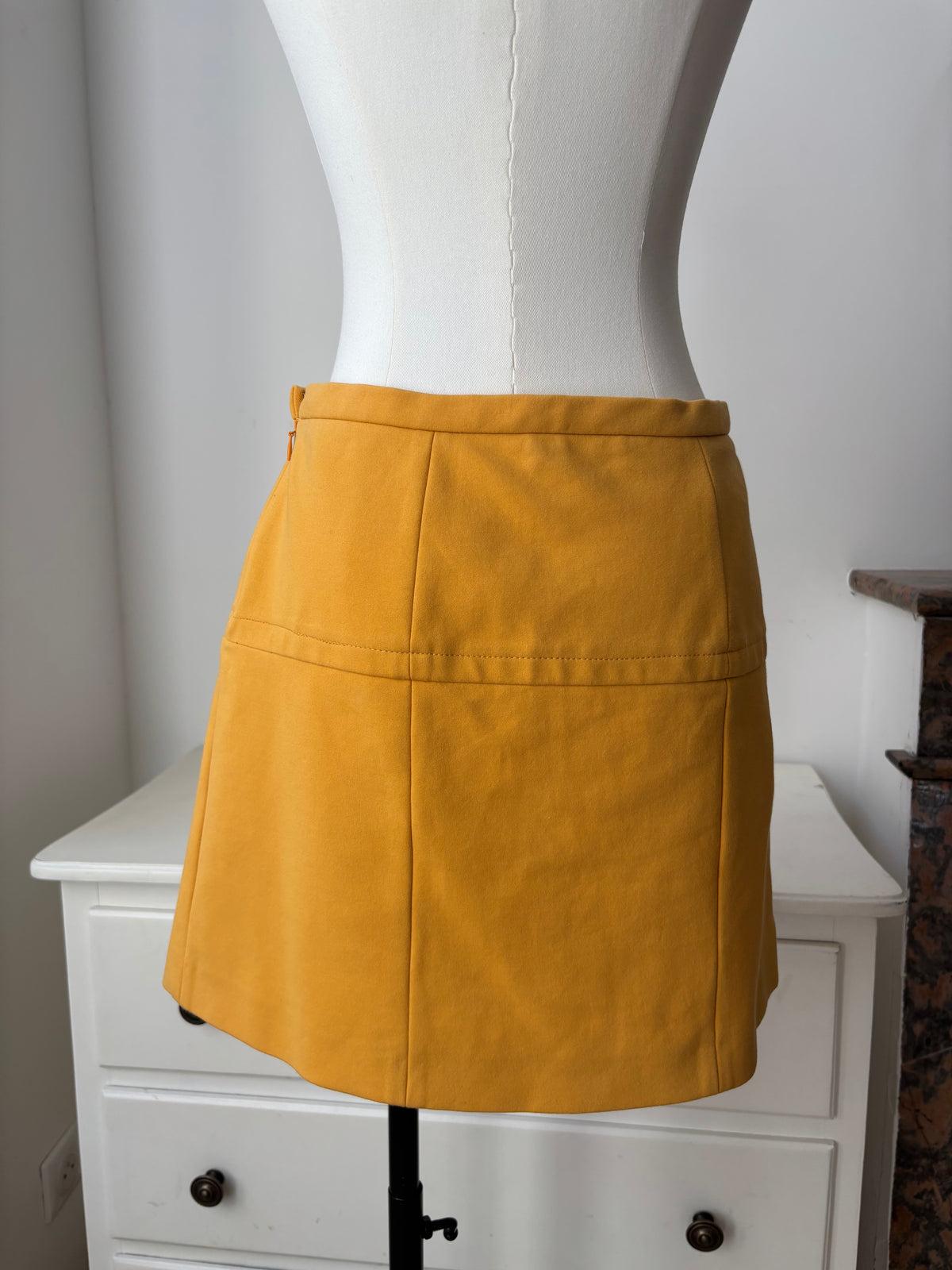 Sonia Rykiel jupe moutarde évasée - M