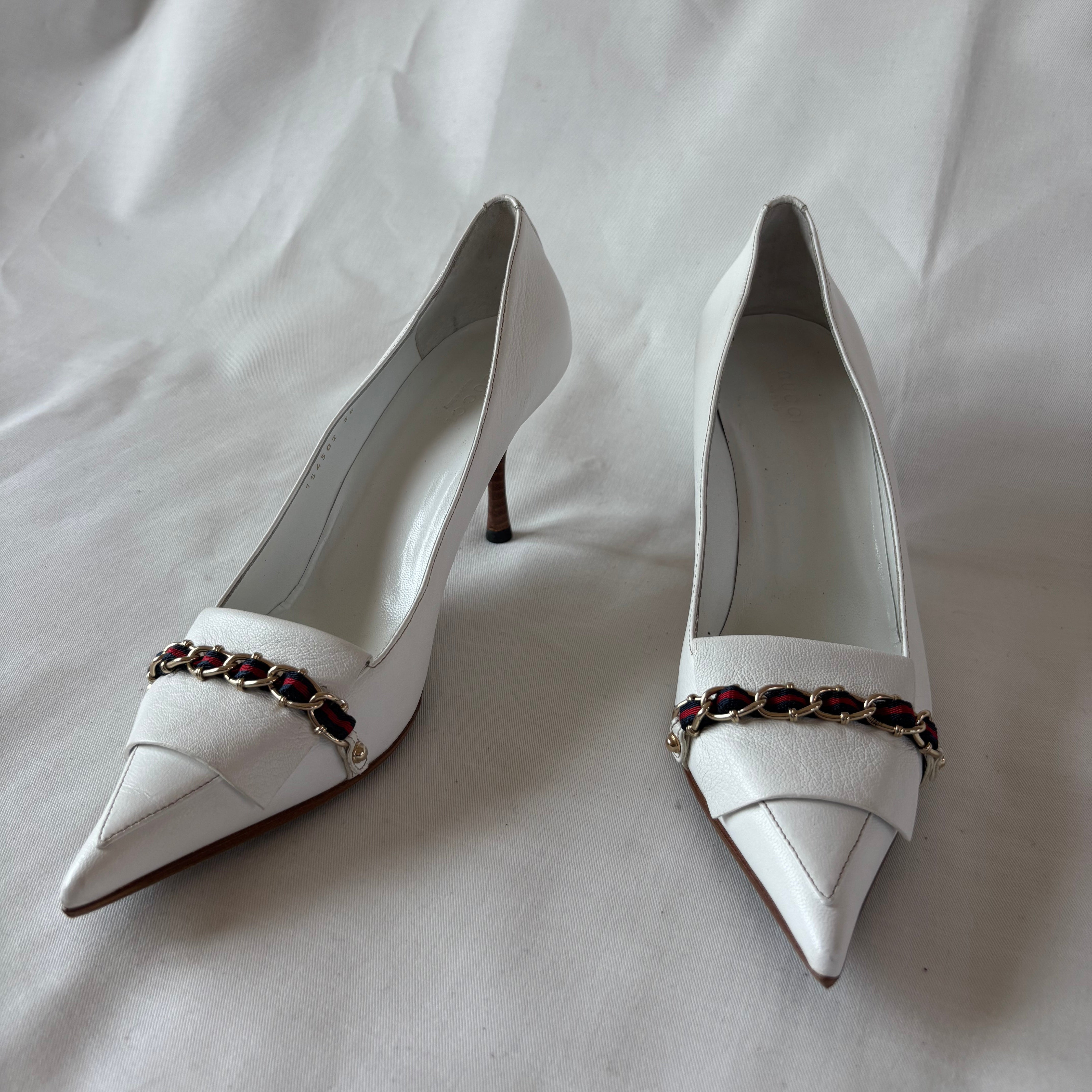Escarpins Gucci Blancs