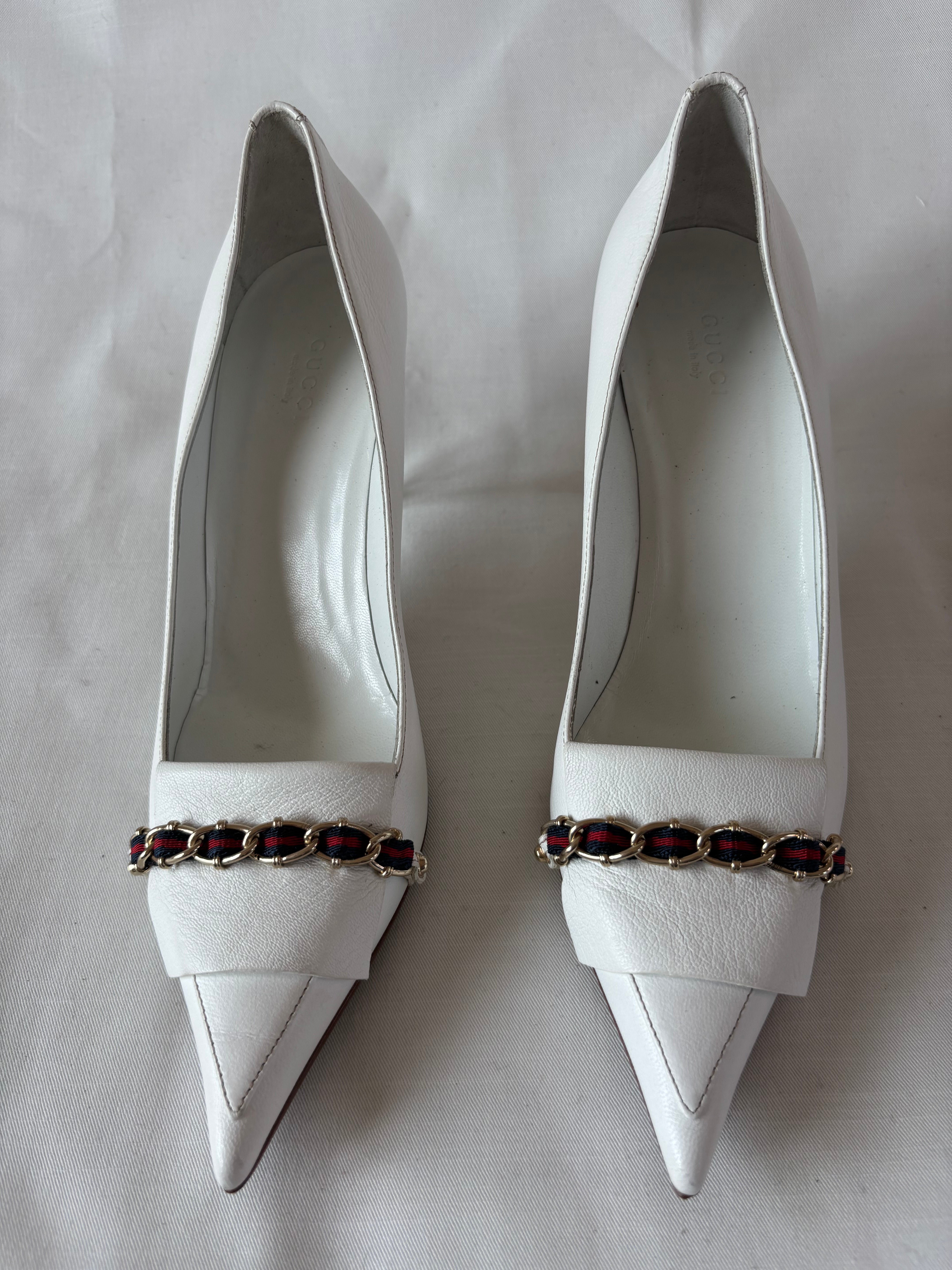 Escarpins Gucci Blancs