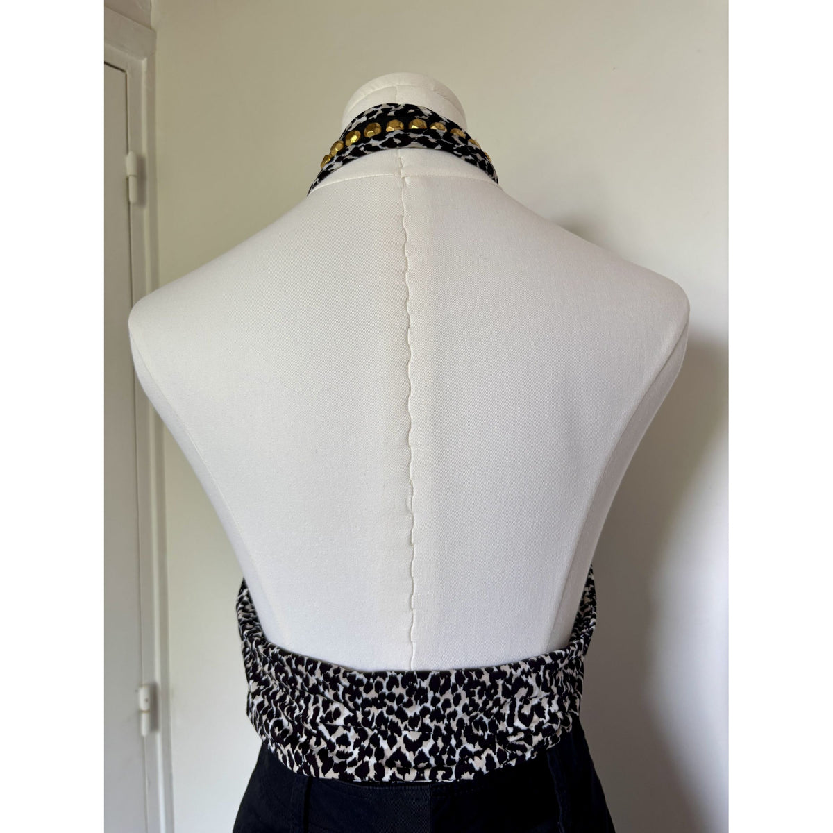 Cavalli – Top léopard dos nu – M/L/XL