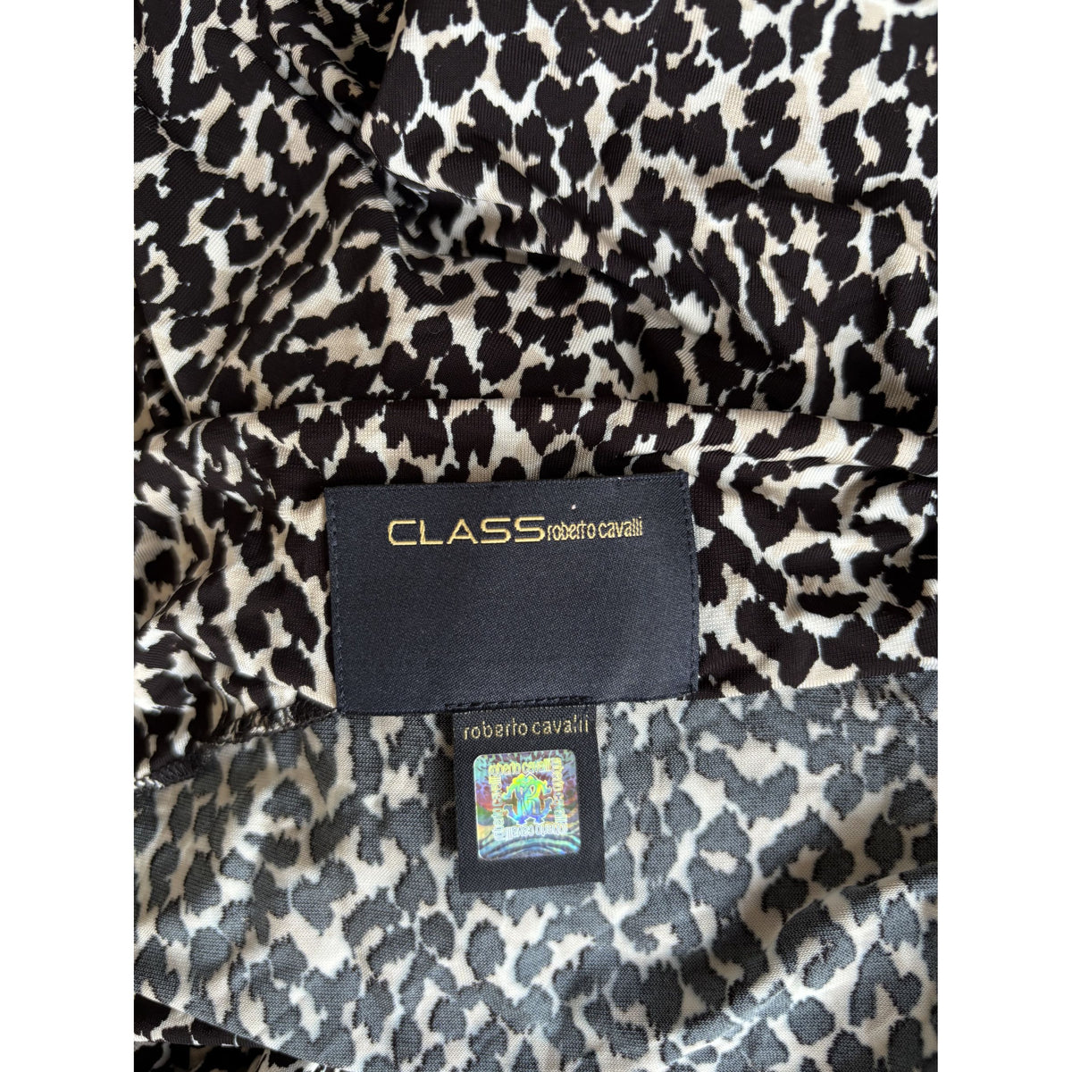 Cavalli – Top léopard dos nu – M/L/XL