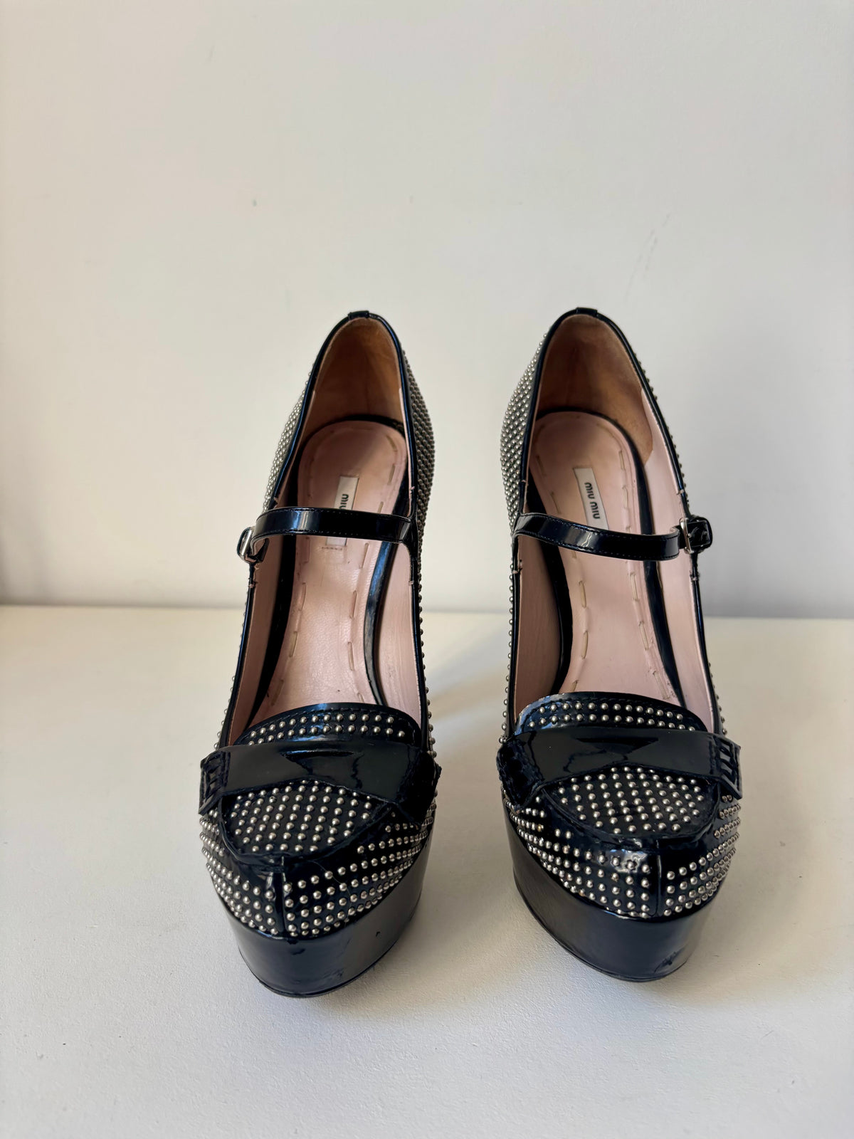 Miu Miu Mary-Jane cloutées – 37