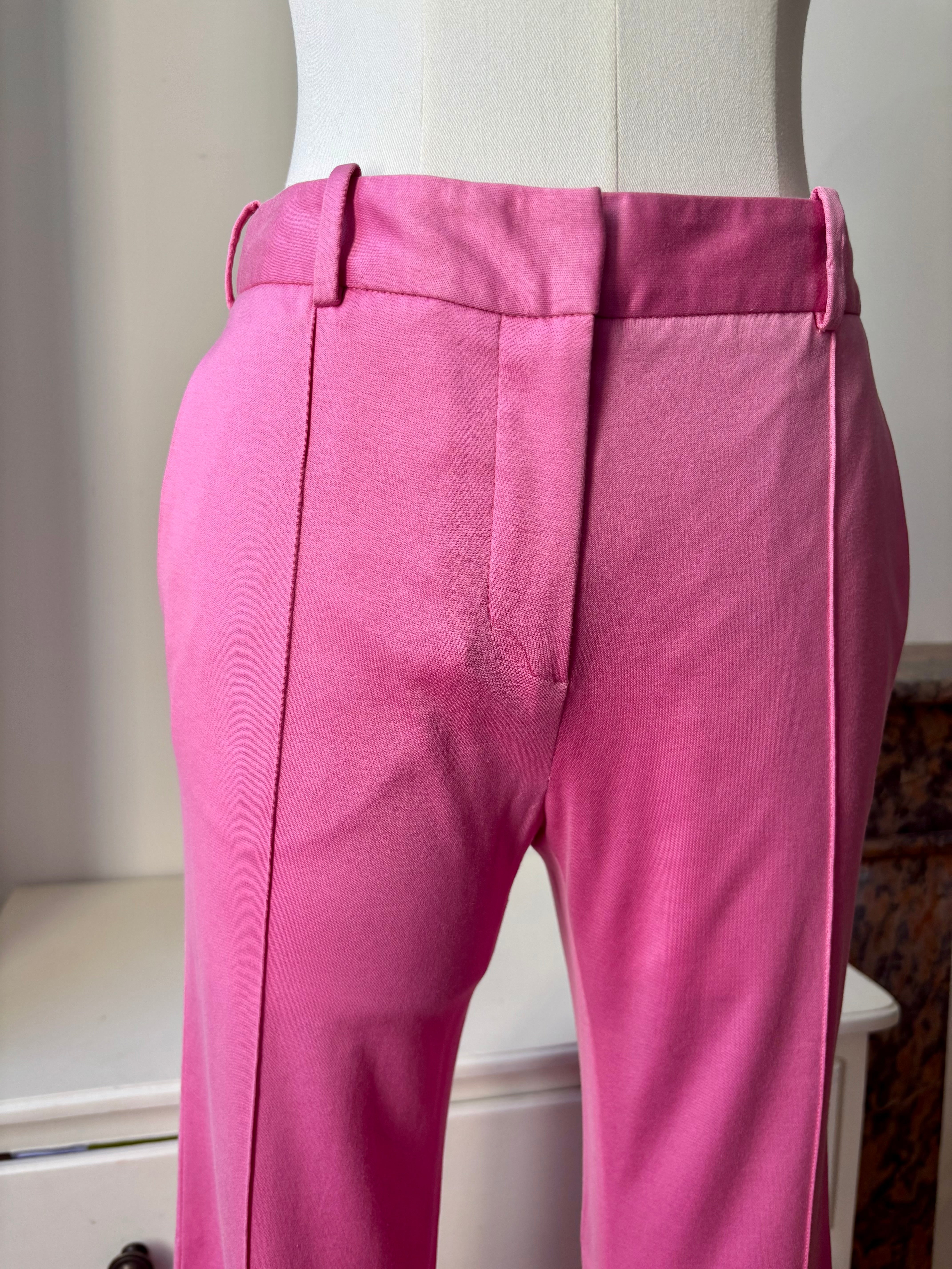 Cacharel pantalon rose flare taille haute – S